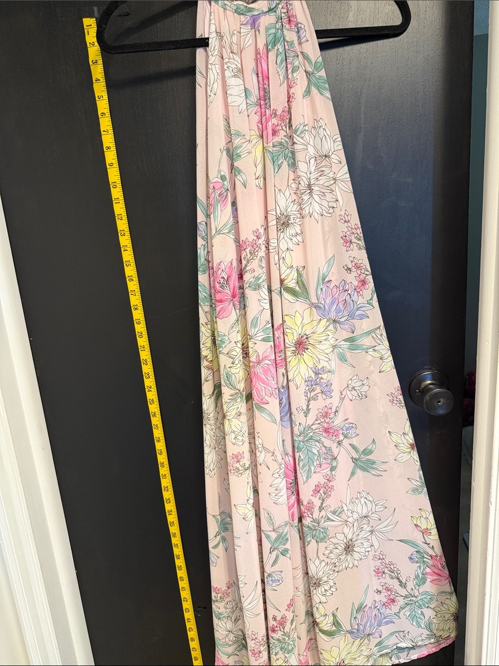 Floral Pink Maxi Skirt